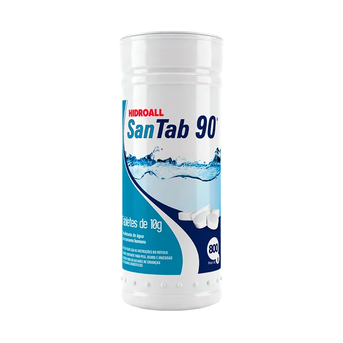 Pote de 800g contendo tabletes de 10g